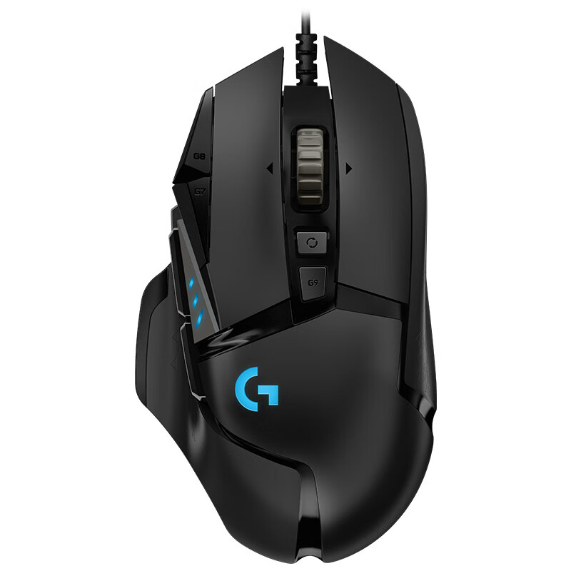 logitech 罗技 G）G502 HERO有线游戏电竞鼠标人体工学RGB可配重 主宰者 1号会员