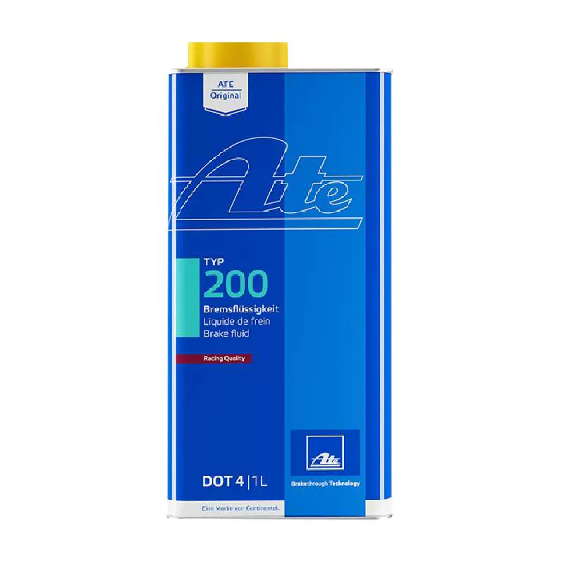 ATE TYP200免费安装 德国进口1L装 全合成汽车摩托刹车油制动液 DOT4 1655 ￥64.6