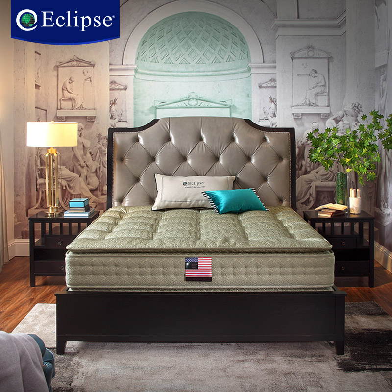 Eclipse 美国伊丽丝进口天然乳胶床垫护脊卧室弹簧家用床垫波特兰 5700元（需