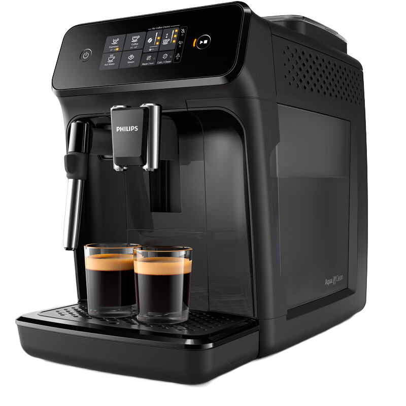 20日预售、plus会员：PHILIPS 飞利浦 EP1221 全自动咖啡机 黑色 1362.2元（9.9购卡