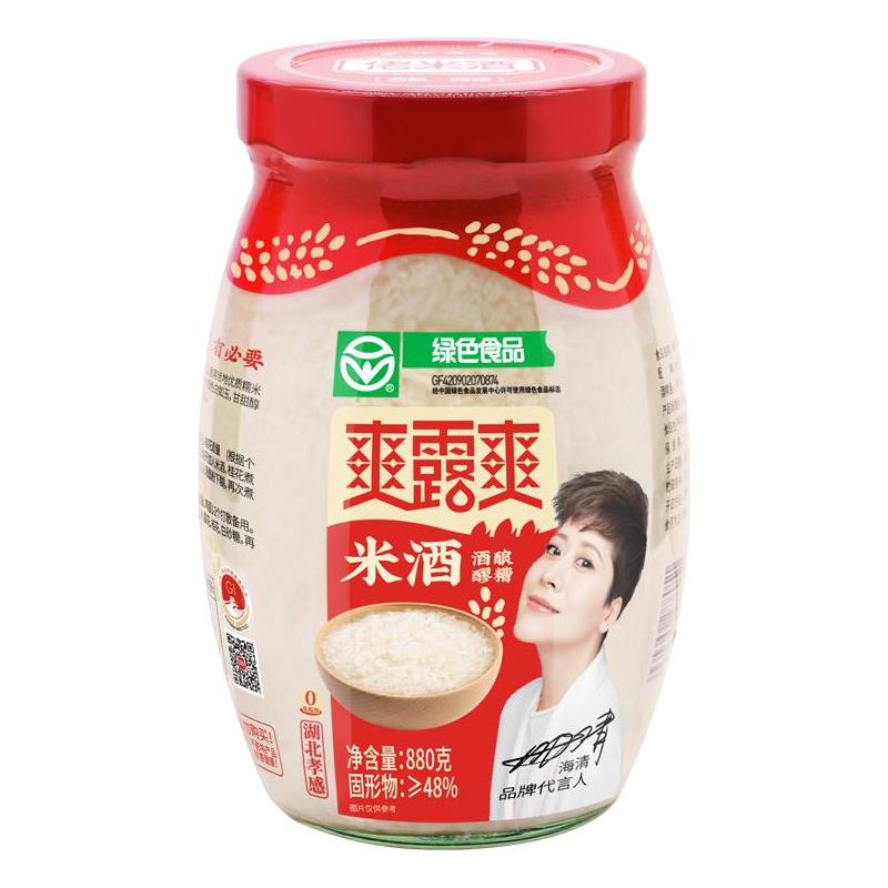爽露爽 醪糟甜香酒酿 880克x2瓶 19.8元（需用券）