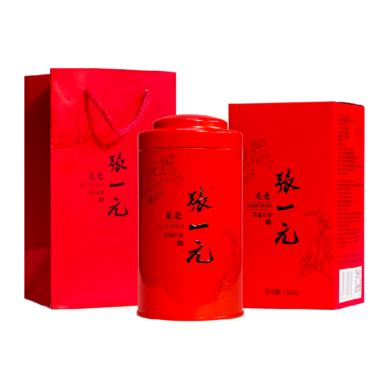 张一元 特级 龙豪 茉莉花茶 100g