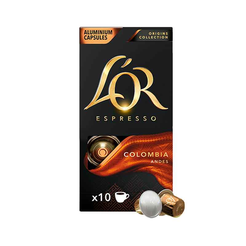 L 'OR法国进口黑咖啡胶囊 强度8- 哥伦比亚40粒 适用雀巢Nespresso 80.53元（需买3
