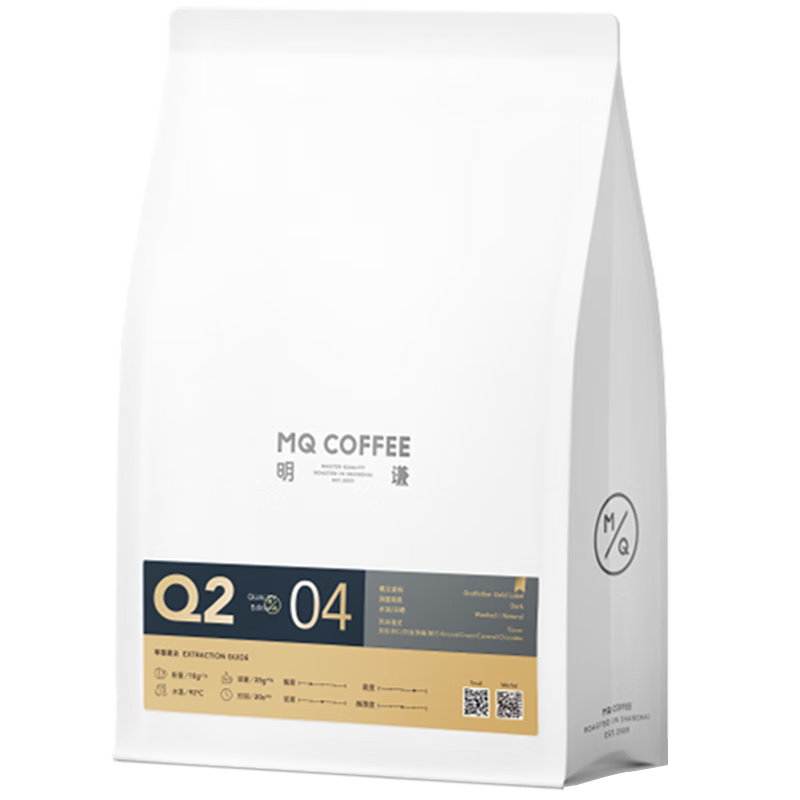 需凑单：MQ COFFEE 明谦 金标教父咖啡豆 500g*1袋 拍3件 182.18元包邮（折合60.72