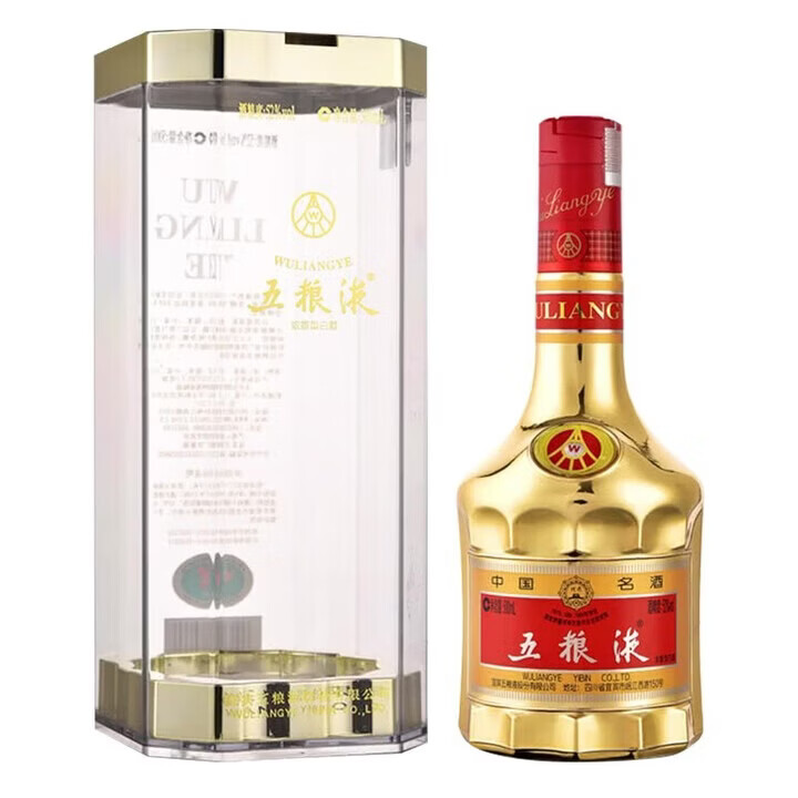 五粮液 金装 21-26年 浓香型白酒 52度 500ml 单瓶 780元 - 86线报