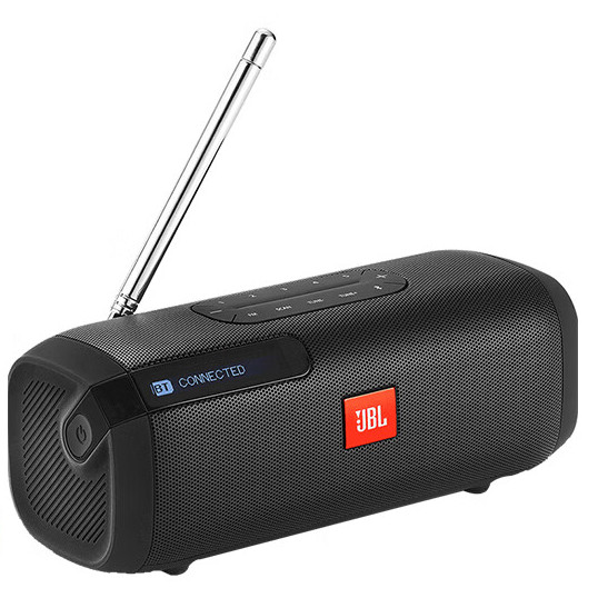 JBL 杰宝 TUNERFM 便携蓝牙音箱收音机二合一 黑色 355.71元