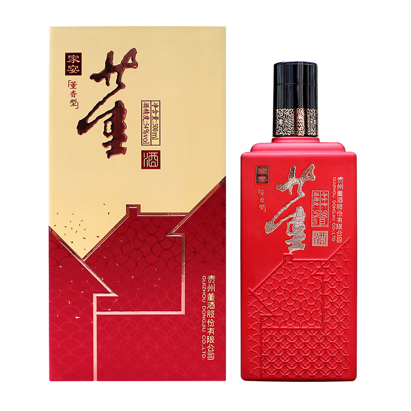 董酒 家宴 54度 董香型白酒500ml*2 218元（需领券，买一赠一，合109元/件）