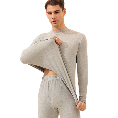 芬腾 男士保暖内衣 7A抗菌100﹪纯棉 中领初秋打底上衣 31元(需领券)