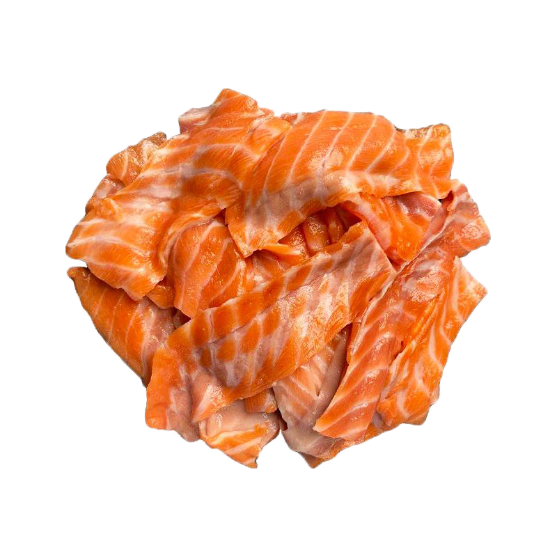 女王与鲜生 挪威三文鱼边角料 宠物猫狗粮 五袋净重5斤源头直发 边角料 2500