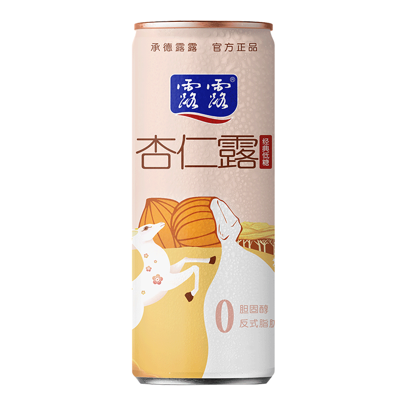 露露 低糖杏仁露 240ml*12罐 60.9元