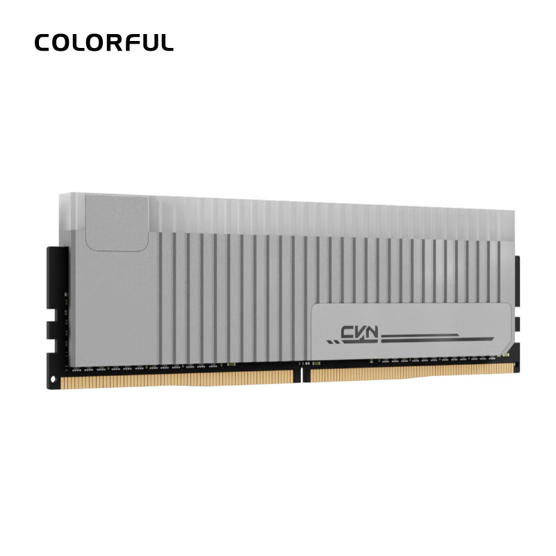 COLORFUL 七彩虹 CVN·银翼系列 DDR5 6600MHz RGB 台式机内存 灯条 银色 32GB 16GBx2 715.