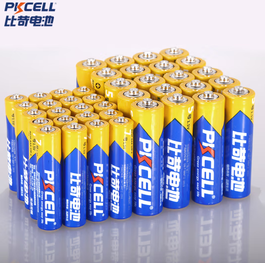 PKCELL 比苛 碳性电池 20节5号+20节7号组合套装 ￥11.9
