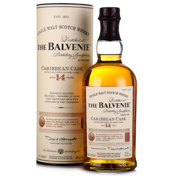 THE BALVENIE 百富 14年苏格兰达夫镇单一麦芽威士忌700ml 790元（需用券）