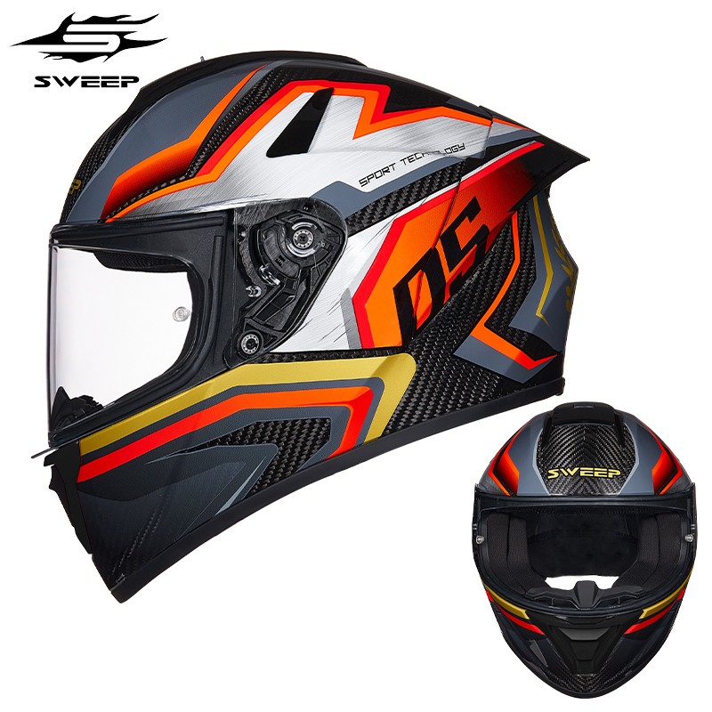 SWEEP 摩托机车蓝牙头盔 碳纤-亚光SUPER 1584元（需用券）