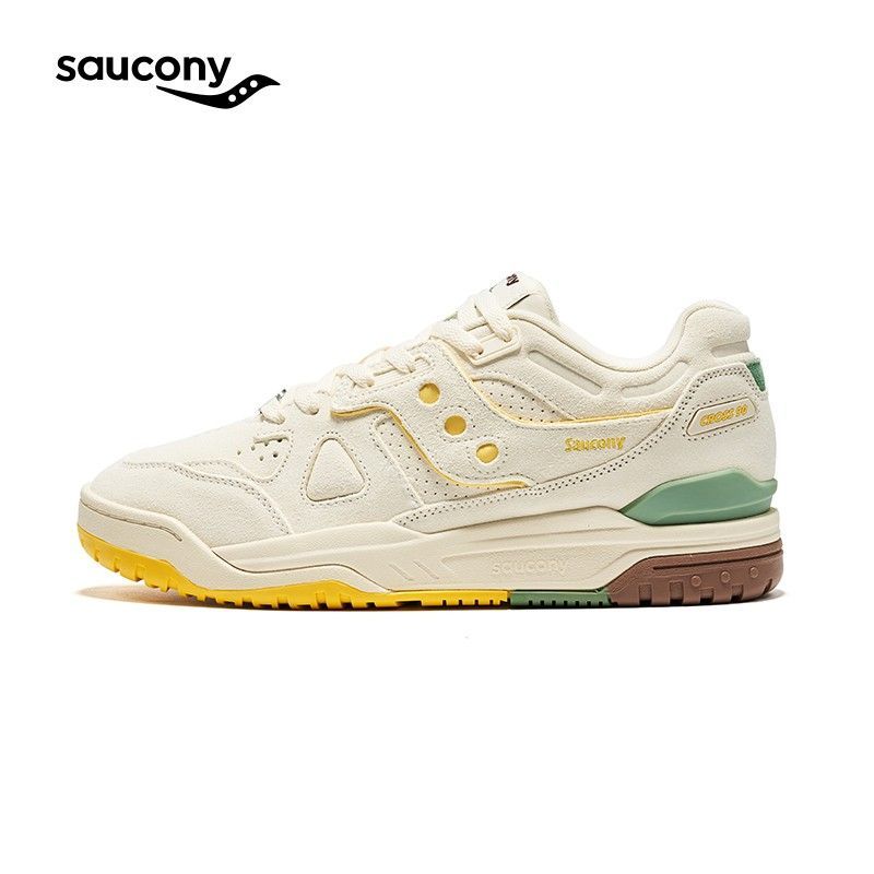 百亿补贴：saucony 索康尼 秋季休闲鞋CROSS 90情侣板鞋复古低帮 S79035 255元包邮