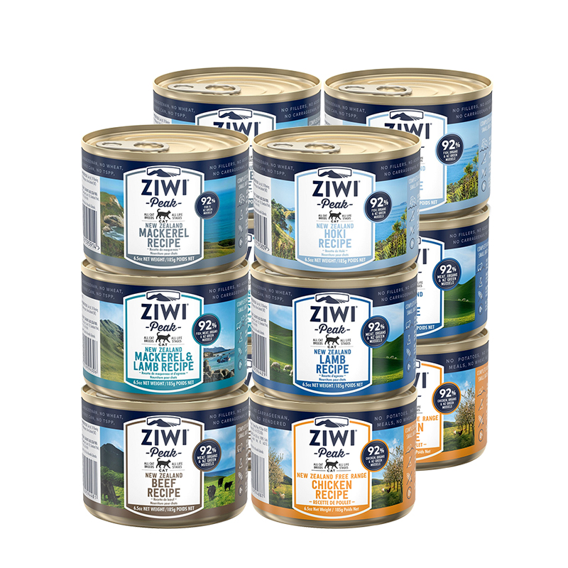 ZIWI 滋益巅峰 猫罐头营养无谷进口猫主食罐头湿粮185g 281.2元