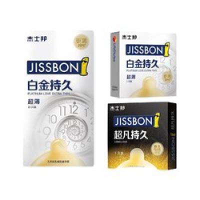 jissbon 杰士邦 持久安全套组合 12只（白金*10只+超凡*2只） 35.9元（需用券）