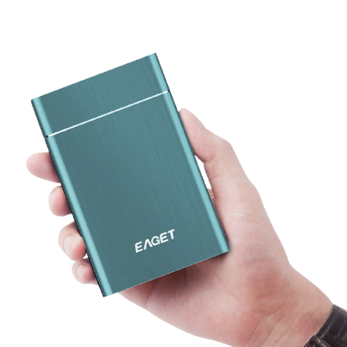 EAGET 忆捷 G10 2.5英寸 Micro-B移动机械硬盘 500GB USB3.0 蓝色 69.3元
