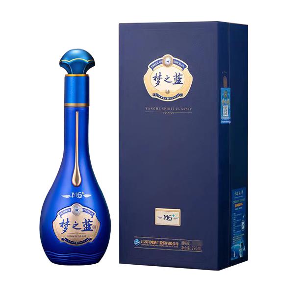 洋河 中秋好礼 白酒 洋河 蓝色经典 梦之蓝M6+ 550ml 587.99元
