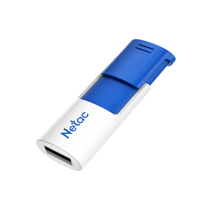 Netac 朗科 U182 USB 2.0 U盘 蓝白 16GB USB-A 16.9元