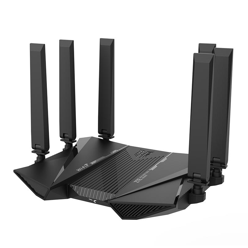 中兴 问天BE6800Pro+ 全向穿墙王Wi-Fi7家用路由器 双频聚合游戏加速巨阙天线 