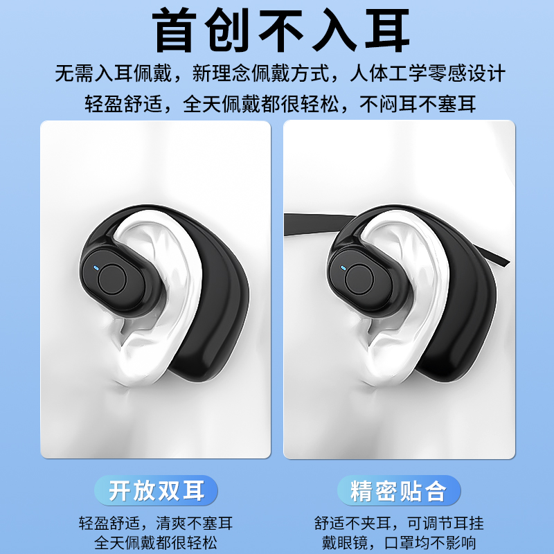 ROEL－PLAY 新款无线挂耳式不入耳运动蓝牙耳机 19.92元（需用券）