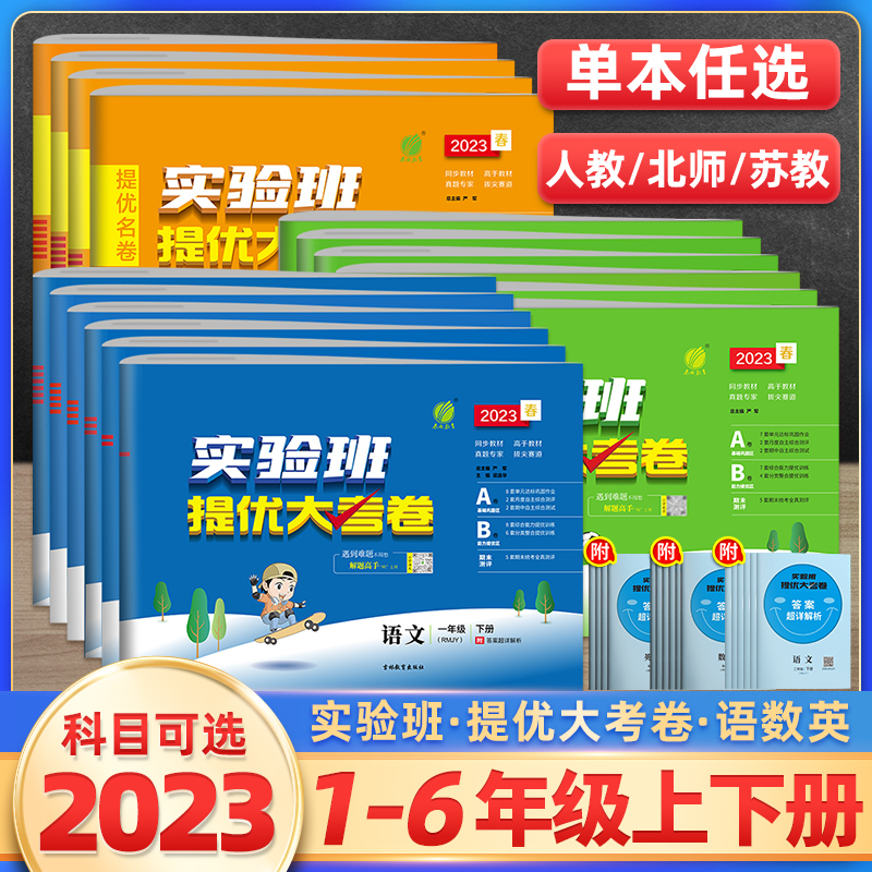 《实验班提优大考卷·小学》（2024版、年级/科目/版本任选） 10.9元（需用券