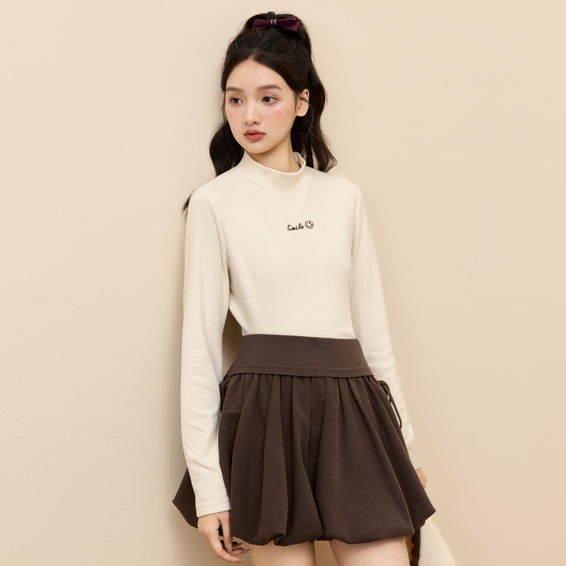 紫涵 BY I'HAPPY 紫涵 女士长袖T恤 Z5Z4JDS176 125元