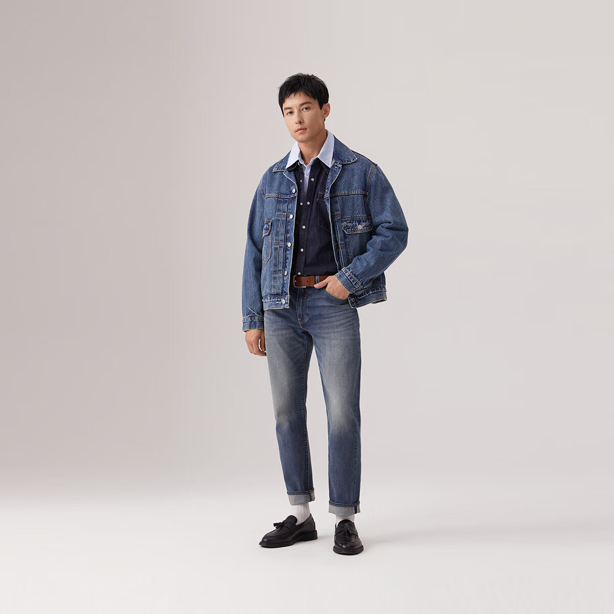 今日必买：李维斯 Levi's 25年春季新款男士美式街头复古水洗牛仔夹克外套 