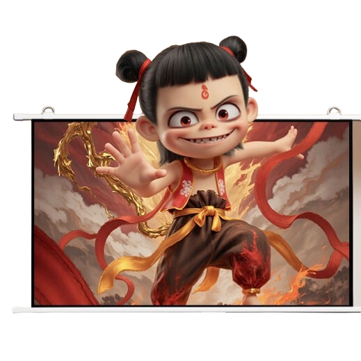 知影 ZY4 100英寸珠光白幕 16:9 59元
