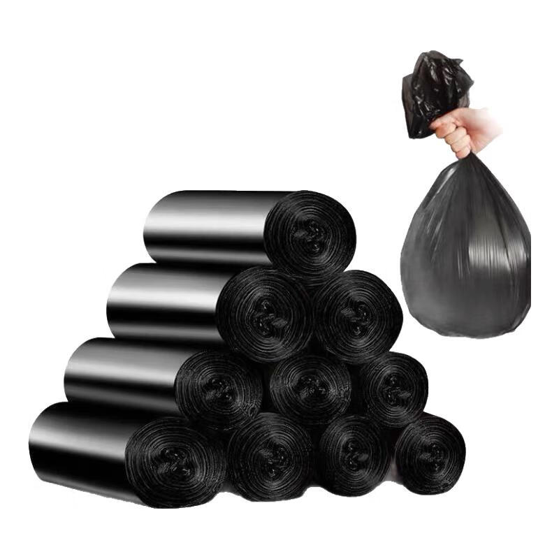 PLUS会员：德克欧 家用断点式平口加厚垃圾袋 黑色100只 2.87元（需买2件，共4