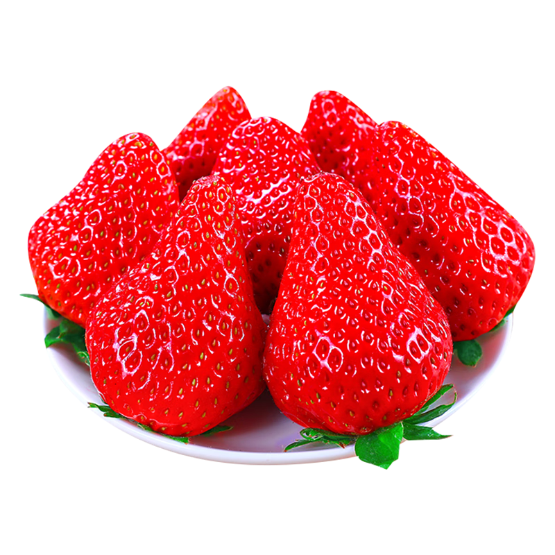 再降价、京喜特价：沙窝曙光 大凉山草莓99红颜草莓 奶油草莓 2盒 净重1.4斤