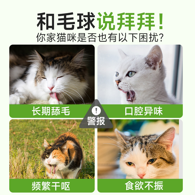 KUANFU 宽福 冻干猫草棒磨牙棒猫咪零食化毛球排毛成猫幼猫即食猫草粒洁齿 8