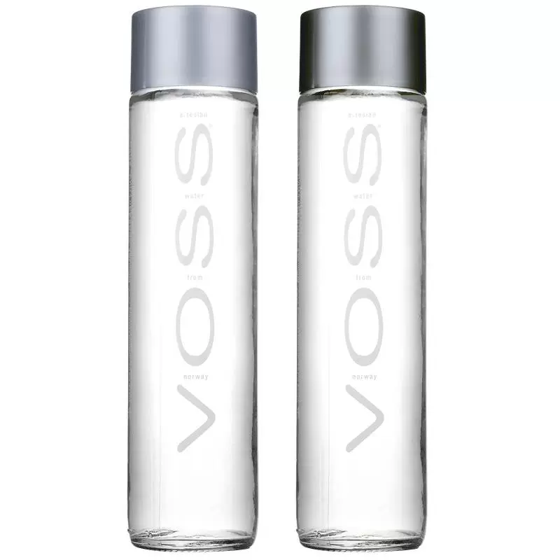 VOSS 芙丝 矿泉水玻璃瓶精英律师挪威进口矿泉水500ml ￥34.91