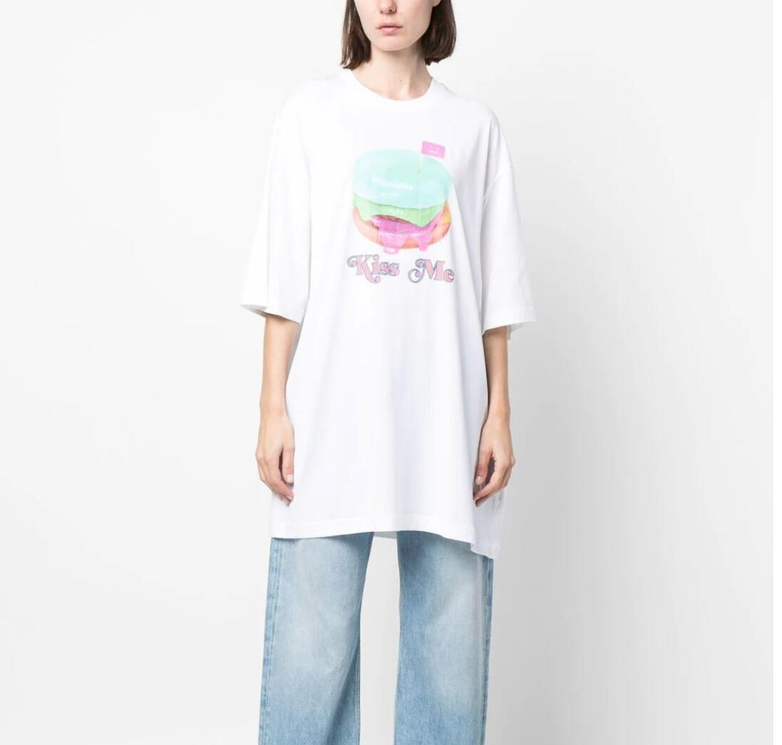 Acne Studios 黑白汉堡字母短袖也直接6折 6折 ￥1140