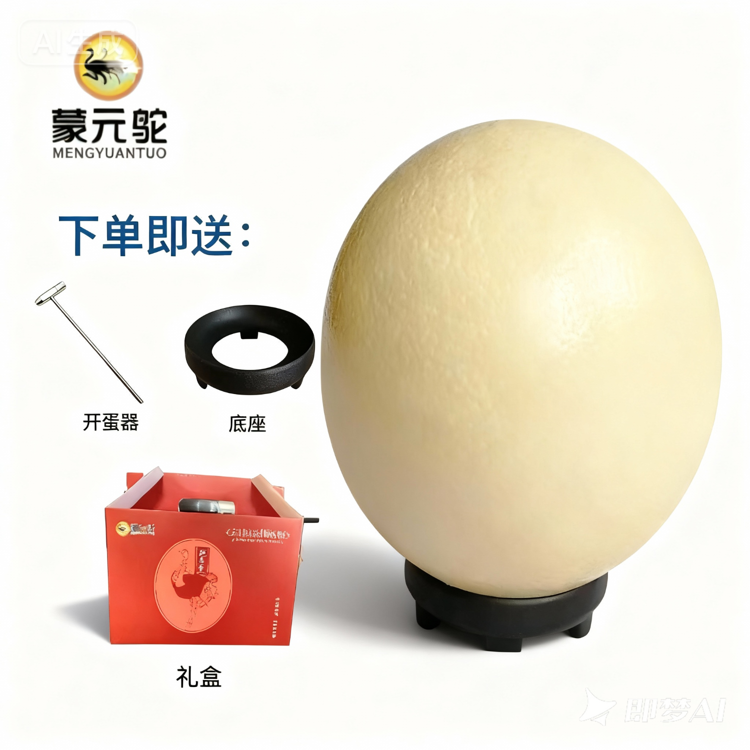 1号会员店 鸵鸵鸟蛋 2.5斤(1枚) 95元