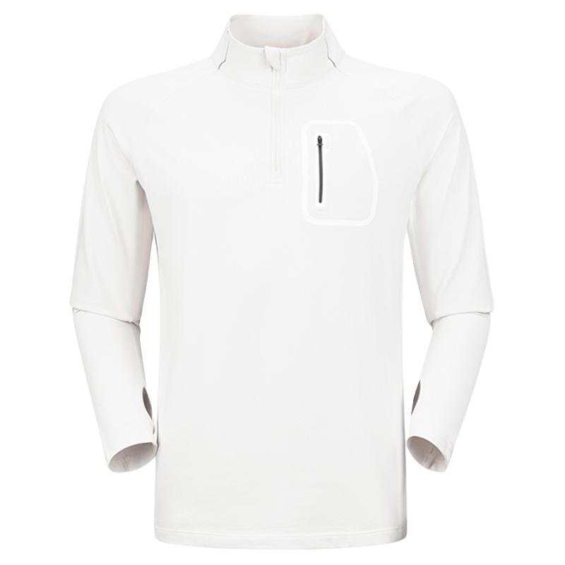 黑冰 24年黑冰户外运动男女款半拉链上衣徒步长袖登山跑步T恤3554 75.24元