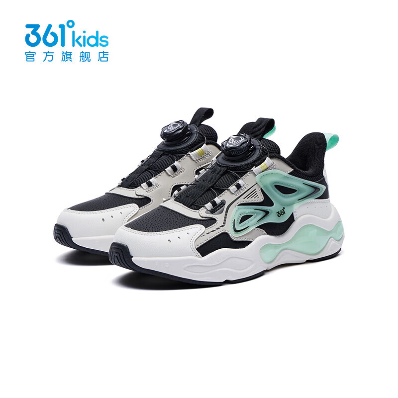 361° 儿童皮面旋钮扣休闲鞋 79.9元（需用券）