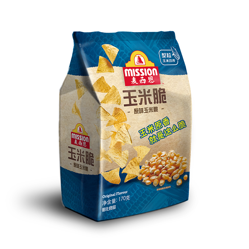 麦西恩 Mission 麦西恩 蒜香黄油味玉米脆 170g 1袋 9.54元（需用券）