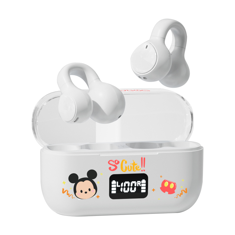 Disney 迪士尼 蓝牙耳机无线夹耳式不入耳女士运动降噪适用苹果华为小米 24.9