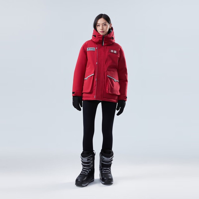 波司登 限时反季清仓!太空系列90绒羽绒服男女短款升级3.0同款外套 新年红B40143630 889.1元