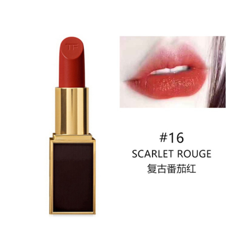 TOM FORD 汤姆·福特 烈焰幻魅唇膏 #16SCARLET ROUGE斯嘉丽红 奶油质地 3g 169.55元包