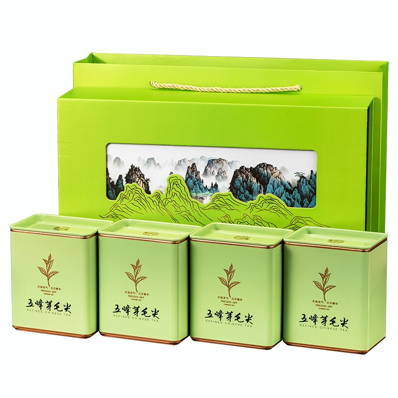 简小禾 plus会员：简小禾 五峰芽毛尖礼盒 100g*4盒 128.8元（需用券）