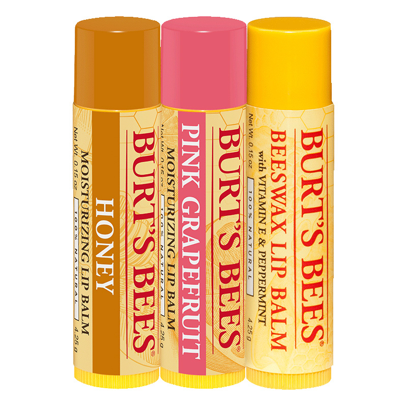 Burt's Bees 伯特 小蜜蜂唇膏4.25g*3支装 69.85元包邮包税（23.28元/支）