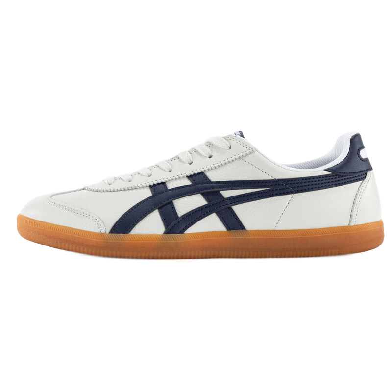 38节：Onitsuka Tiger 鬼塚虎 复古德训鞋 TOKUTEN 浅灰色/深蓝色 387.5元包邮（需凑