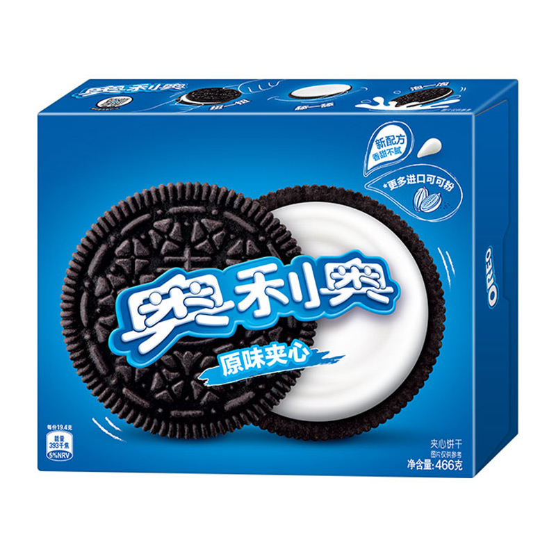 OREO 奥利奥 夹心饼干 原味 466g 19.9元（需用券）