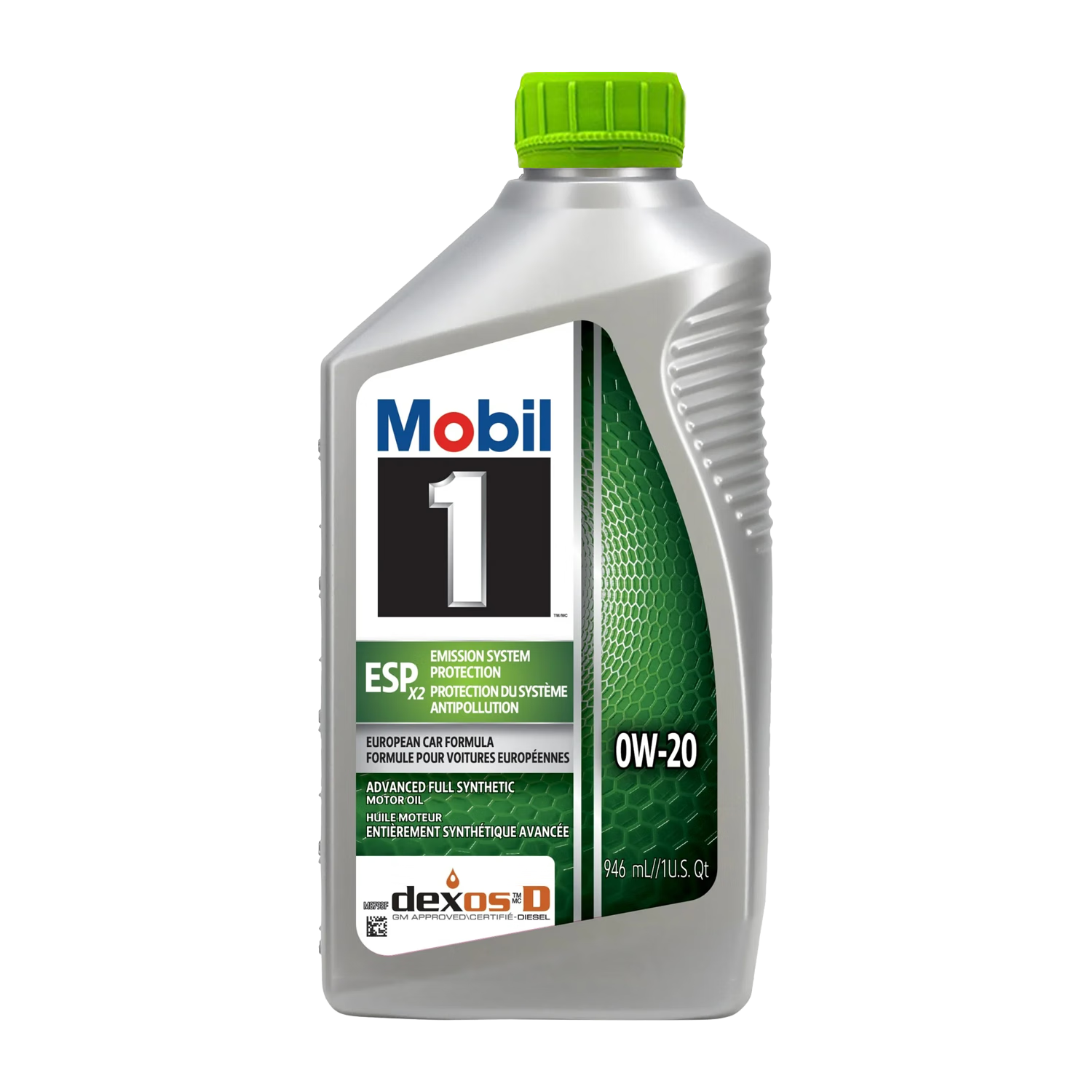 美孚 1号 ESP 0W-20 SP 全合成机油 946ml 46元