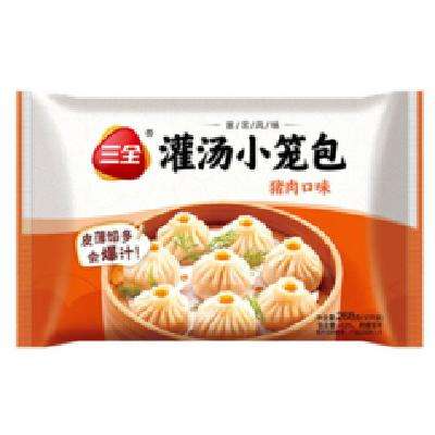 三全 灌汤小笼包268g（早餐选10件） 49元（4.90元/件）