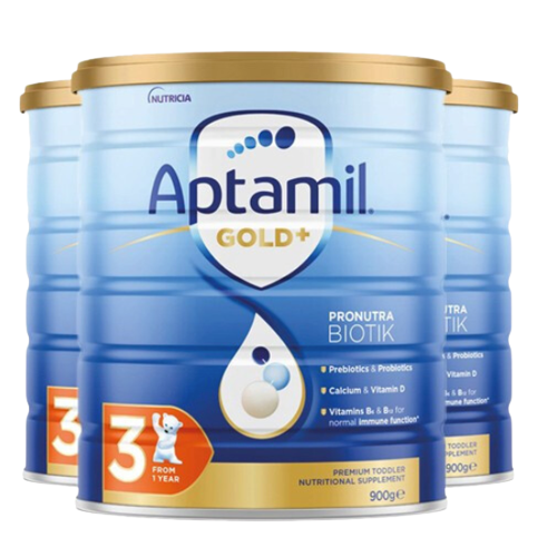 Aptamil 爱他美 澳洲爱他美（Aptamil）金装婴幼儿配方牛奶粉 新西兰原装进口90