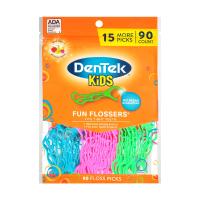DenTek 动物造型水果口味儿童牙线棒90支装 $4.99